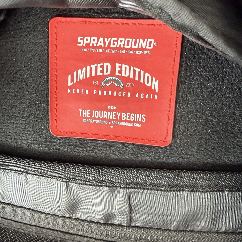Sprayground Gummy Money Backpack Limited Edition Pink Bear Money Graphic Rare - Picture 7 of 13